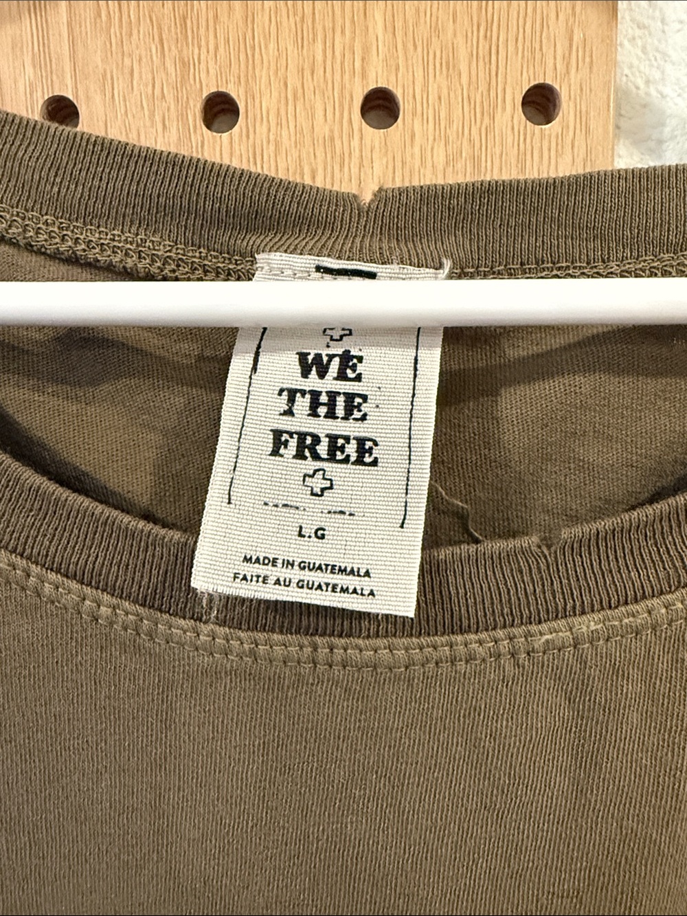 We The Free Olive Green Peplum Tank with Pocket - Picture 2 of 4